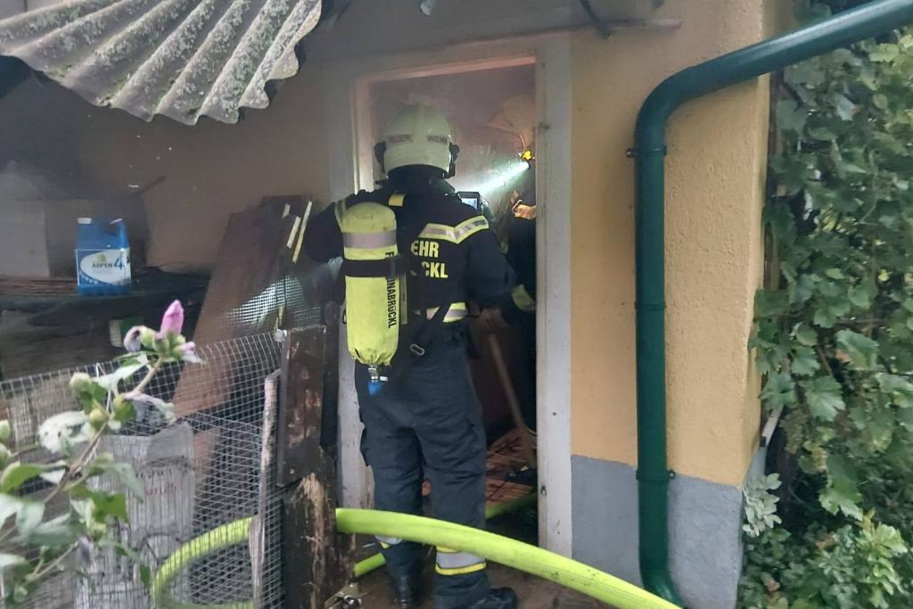 Wohnhausbrand in Steinabrückl