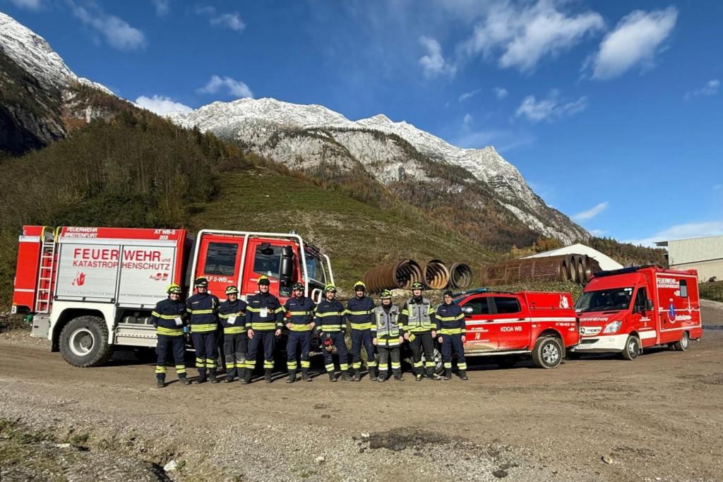 Internationaler Katastrophenhilfszug des ÖBFV übt in Salzburg bei der "SalFex25"