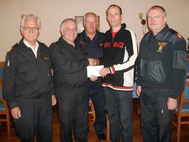 Herbert Schanda Fonds - Übergabe einer Ünterstützung an  Reinhard Fallmann