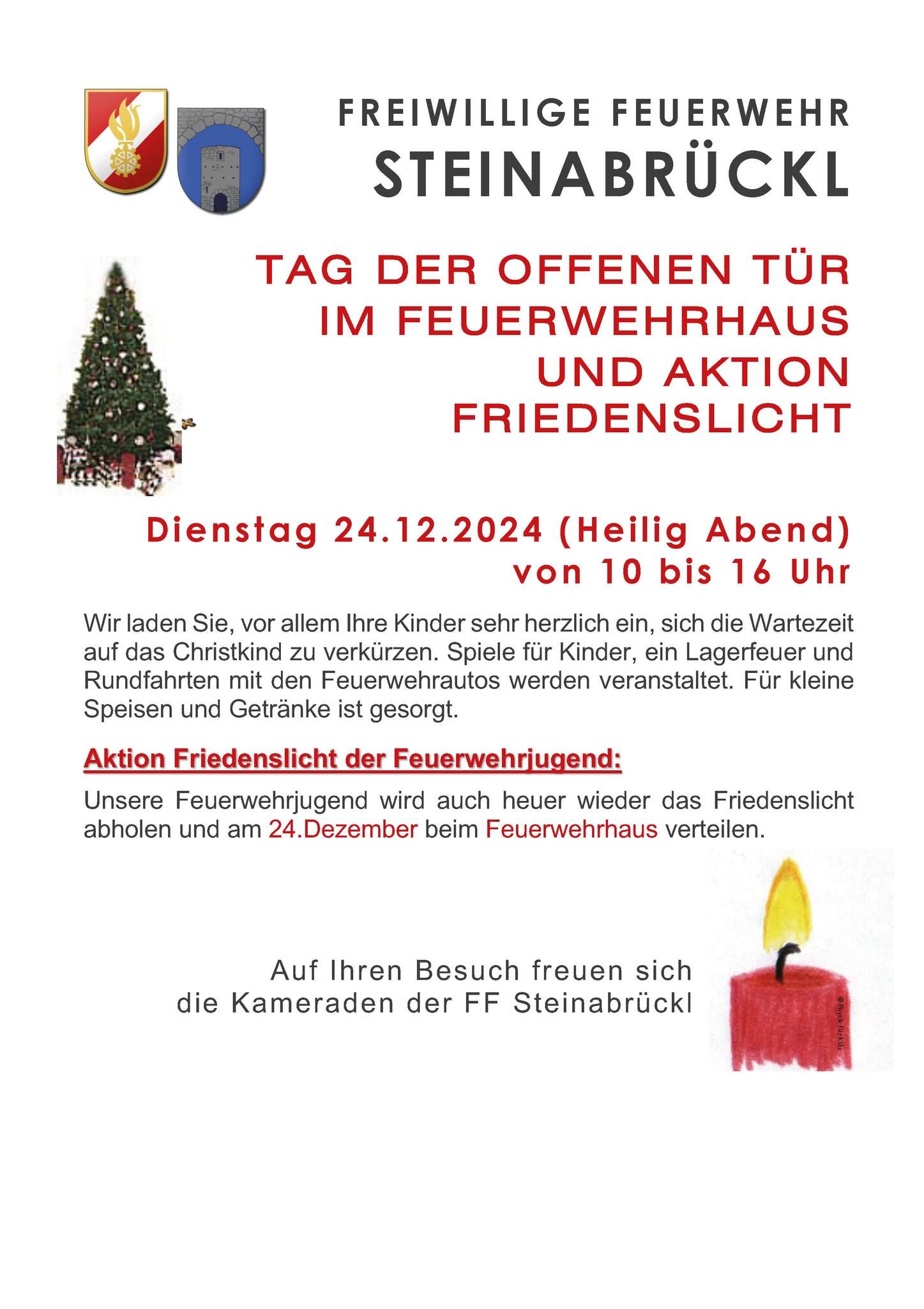 friedenslicht ff steinabueckl