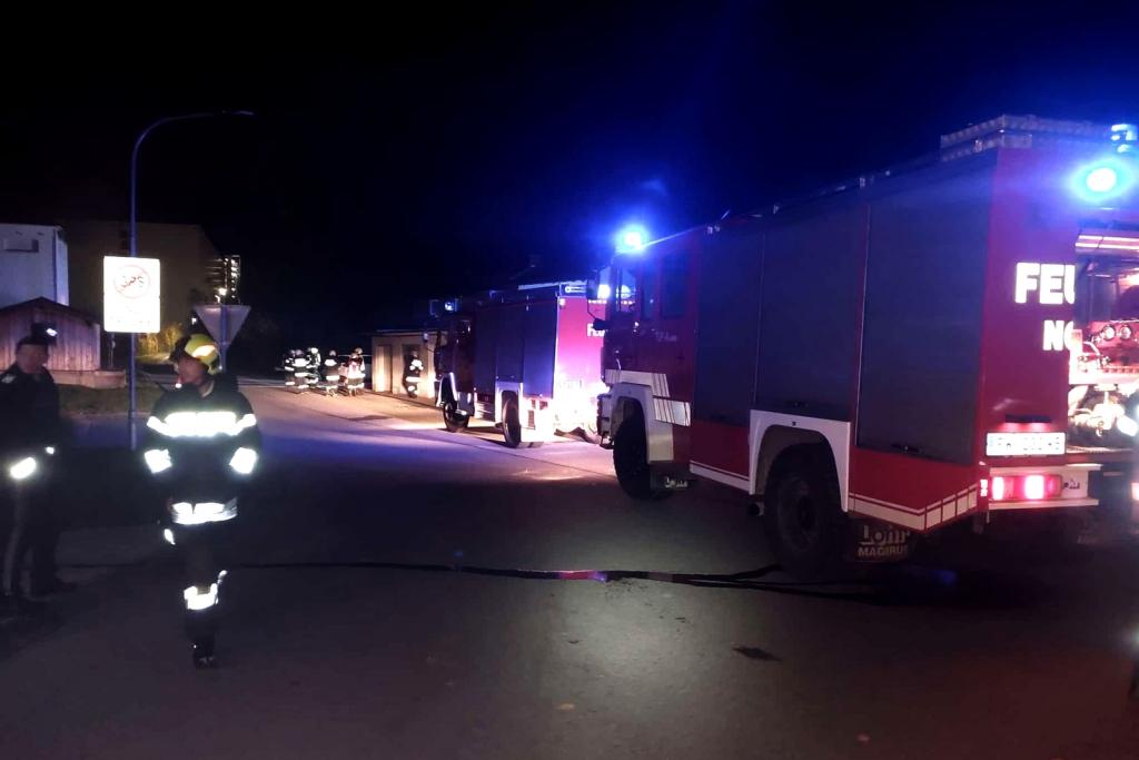FF Neusiedl: Brand einer Trafostation