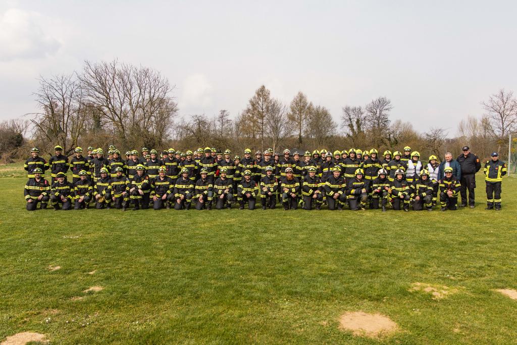 Gesamtübung der Waldbrandgruppen