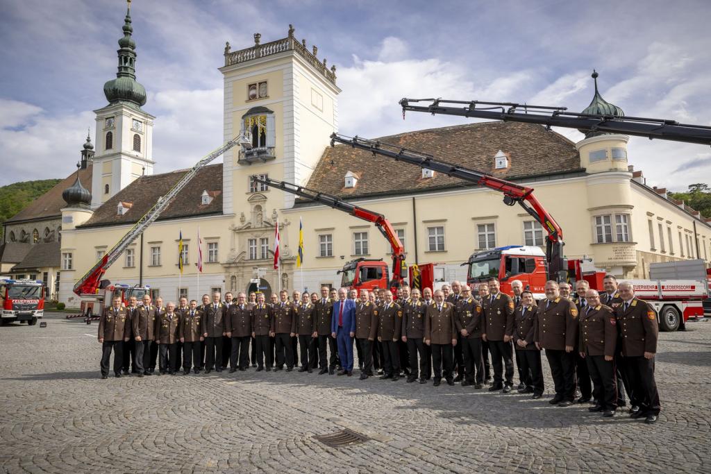 Florianiempfang im Stift Heiligenkreuz