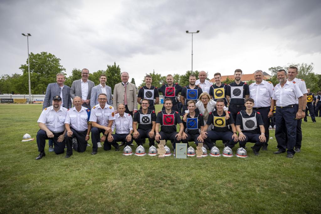 Top-Ergebnisse für Bewerbsgruppen aus dem Bezirk beim Landesfeuerwehrleistungsbewerb in Zistersdorf