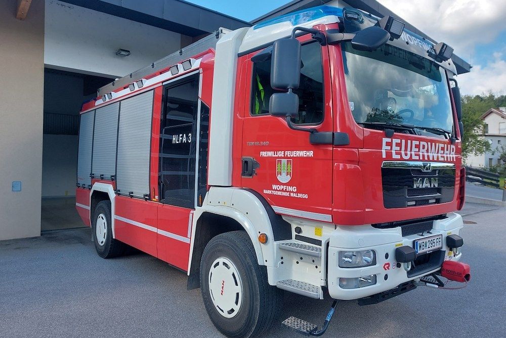 FF Wopfing: Vermuteter Vegetationsbrand in Wopfing